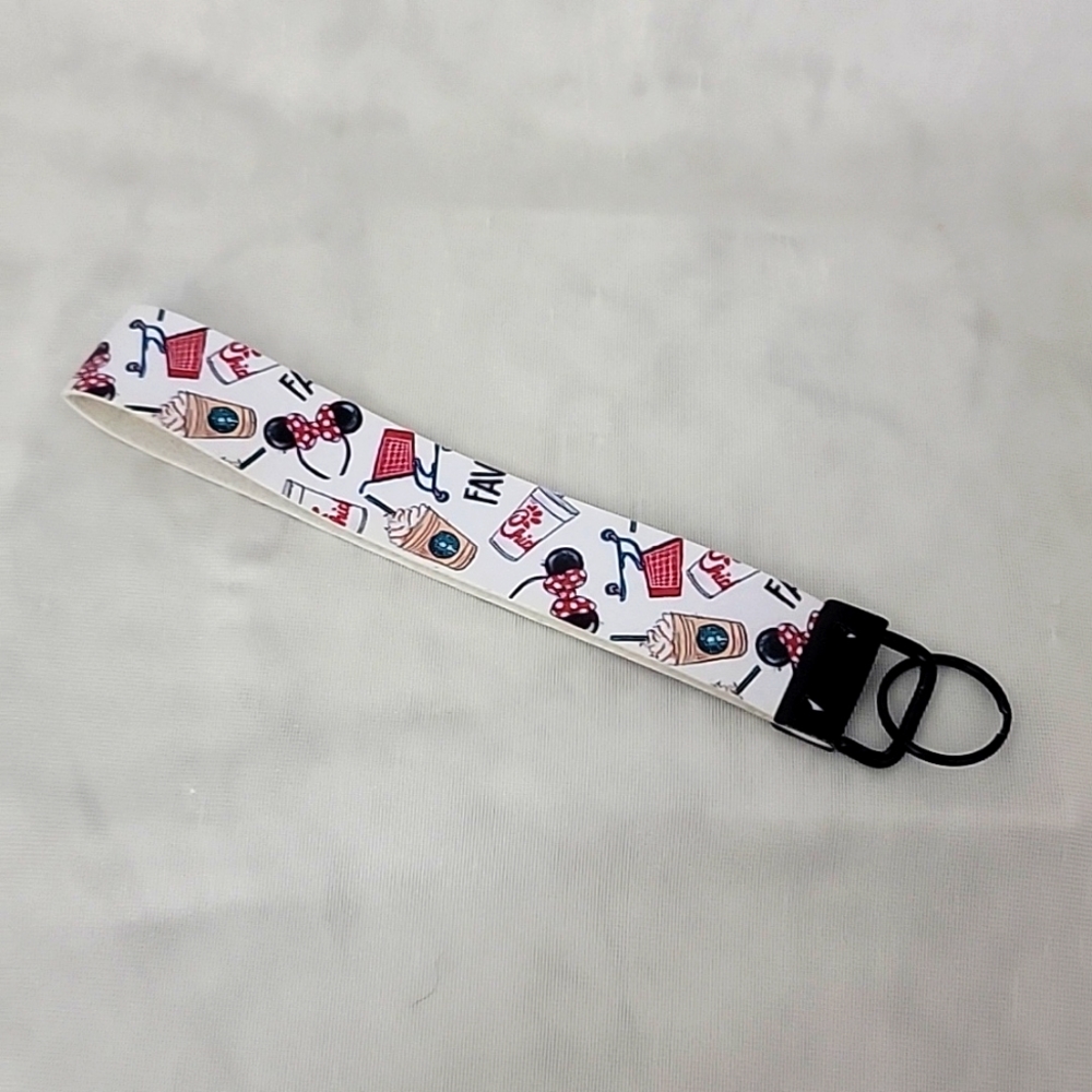 Disney Minnie Mouse key wristlet | Fav Target, Chick-fil-A, And Starbucks